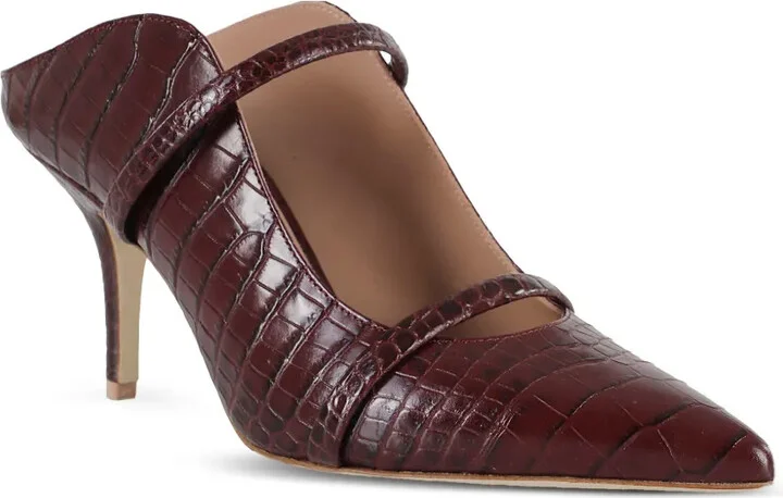 70mm Crocodile-Effect Mules - Image 2