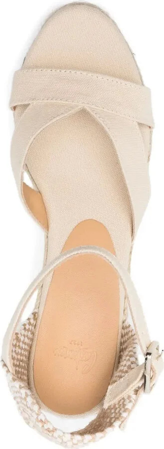 70mm Cross-Strap Wedge Sandals - Image 4
