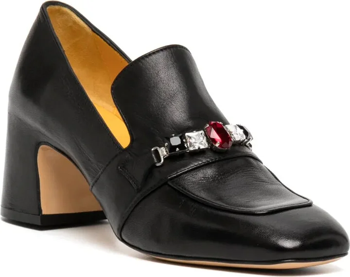 70mm Crystal-Embellished Loafers - Image 2