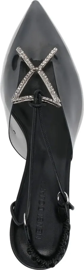 70mm Crystal-Embellished Pumps - Image 4
