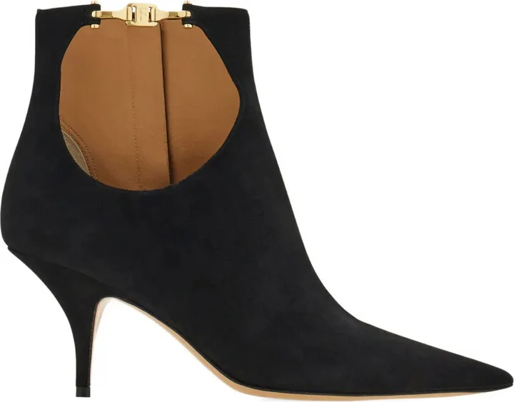 70mm Cut-Out Leather Boots
