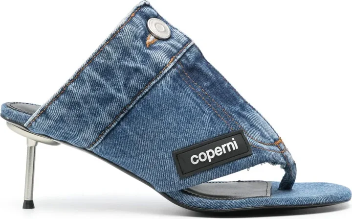 70mm Denim Sandals