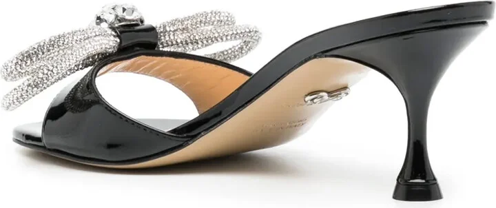 70mm Double Bow patent-leather sandals - Image 3