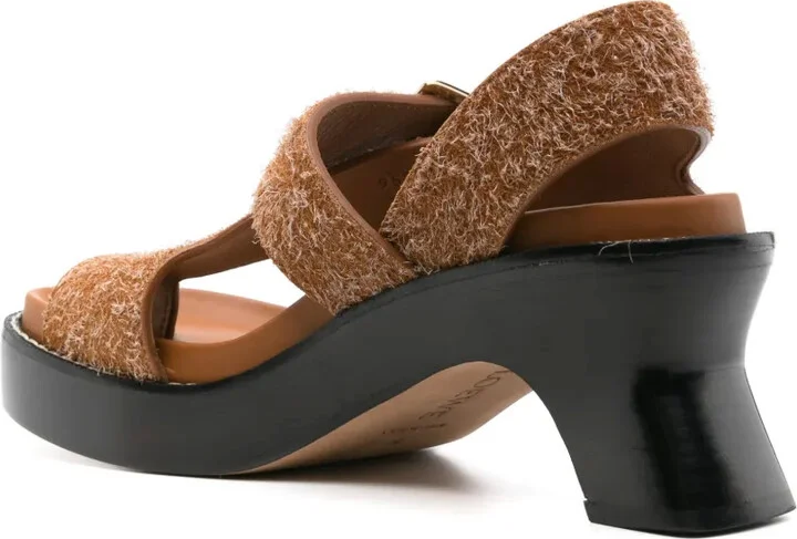 70mm Ease brushed-suede sandals - Image 3
