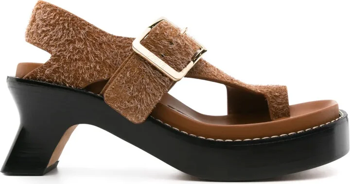 70mm Ease brushed-suede sandals