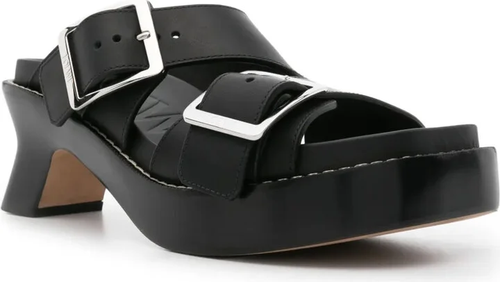 70mm Ease buckle-straps mules - Image 2
