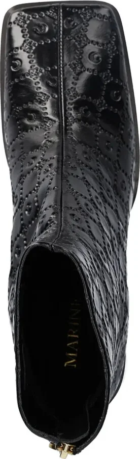 70mm Embossed Ankle Boots - Image 4