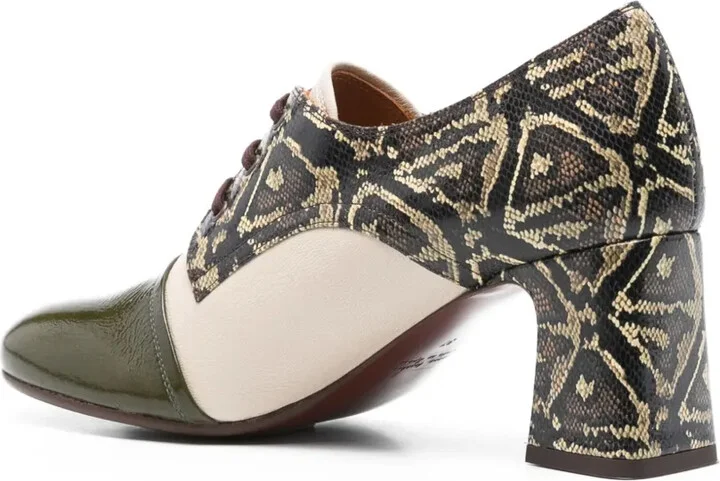 70mm Fadri patterned block-heel pumps - Image 3