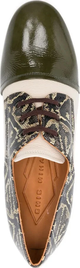 70mm Fadri patterned block-heel pumps - Image 4