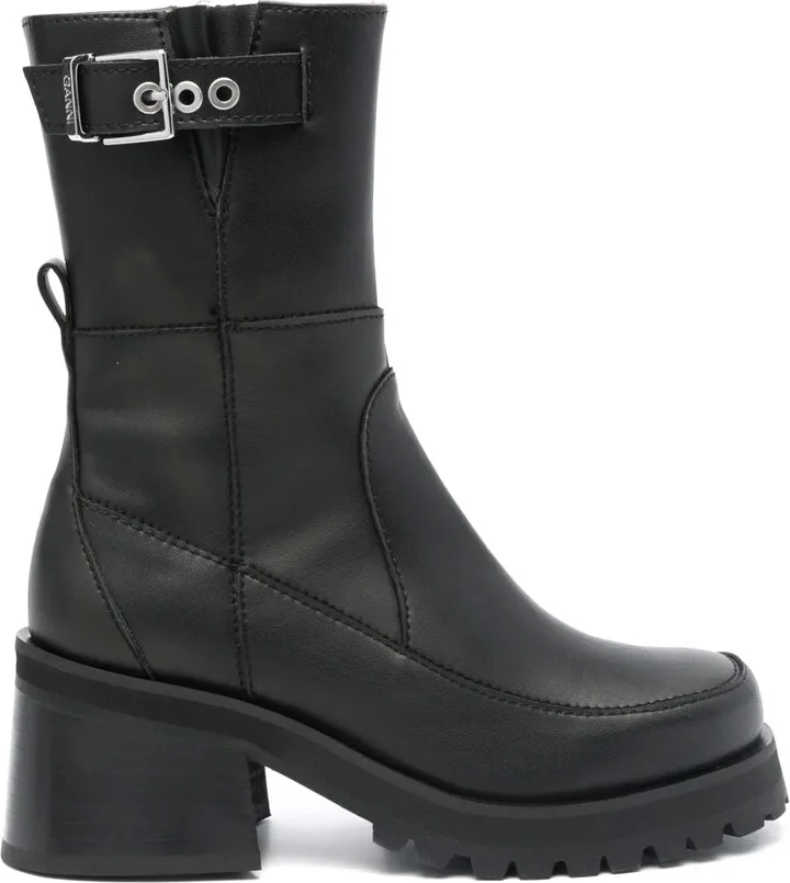 70mm Faux-Leather Boots