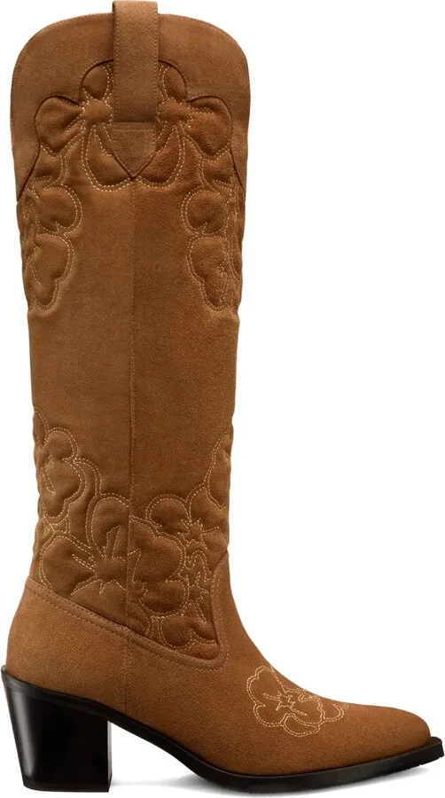70mm Felix suede boots