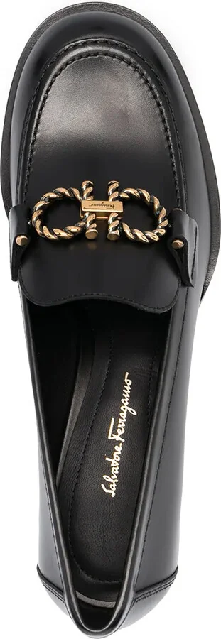 70mm Gancini block-heel loafers - Image 4
