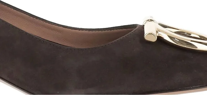 70mm Gancini-detail suede heeled pumps - Image 5
