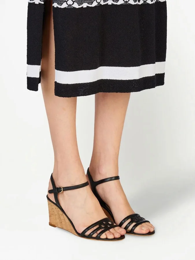 70mm Gancini wedge sandals - Image 5