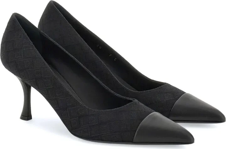 70mm Gancio-jacquard pumps - Image 2