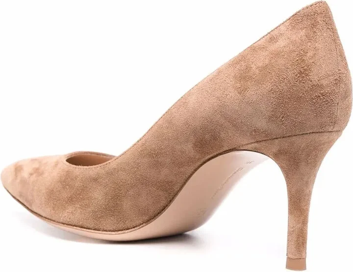 70mm Gianvito suede pumps - Image 3