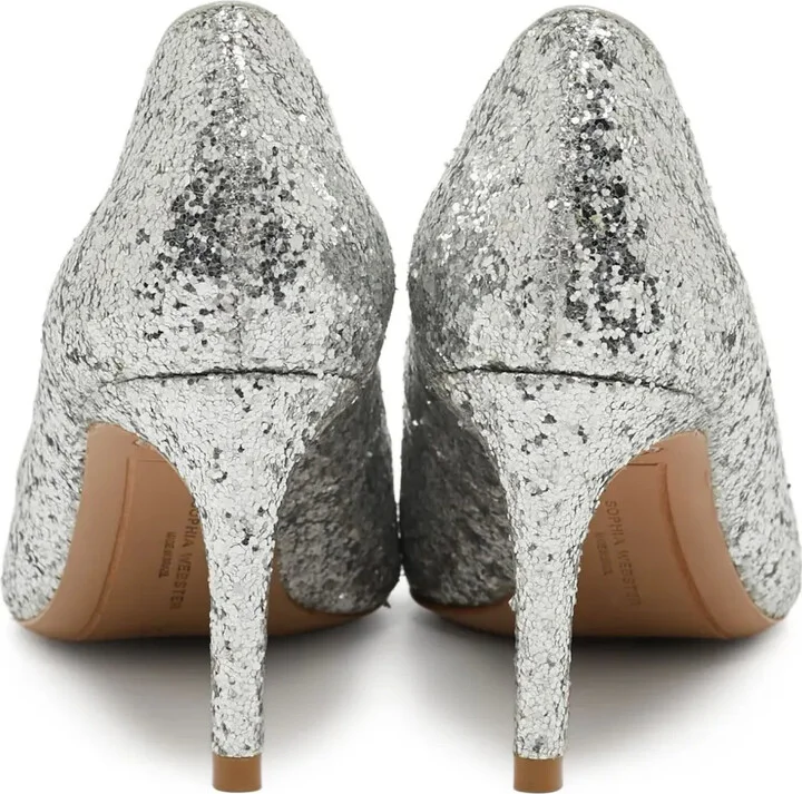 70mm Glitter-Embellished Heeled Pumps - Image 3