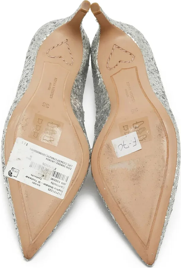 70mm Glitter-Embellished Heeled Pumps - Image 5