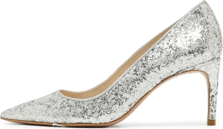 70mm Glitter-Embellished Heeled Pumps