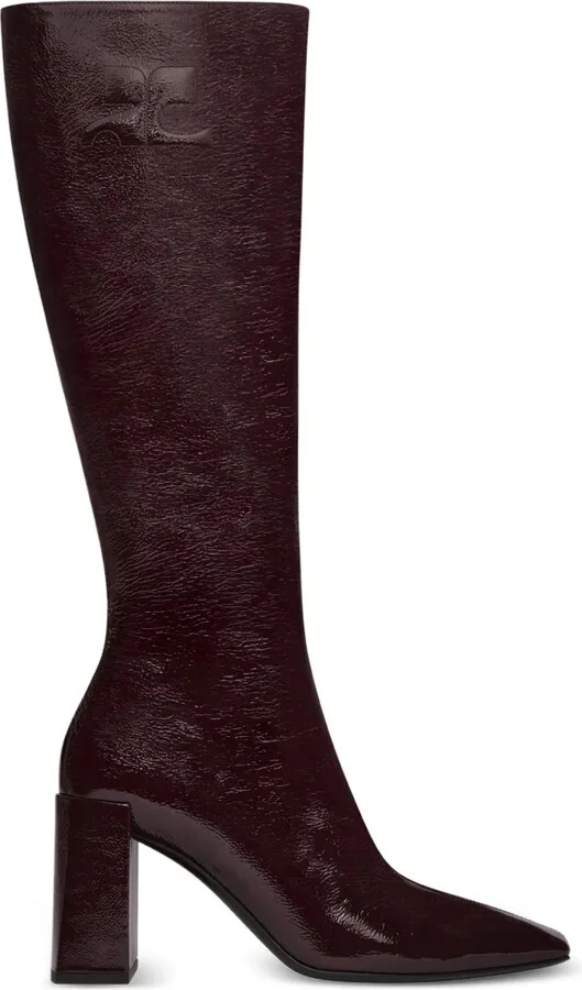 70mm Heritage block-heel knee-high boots