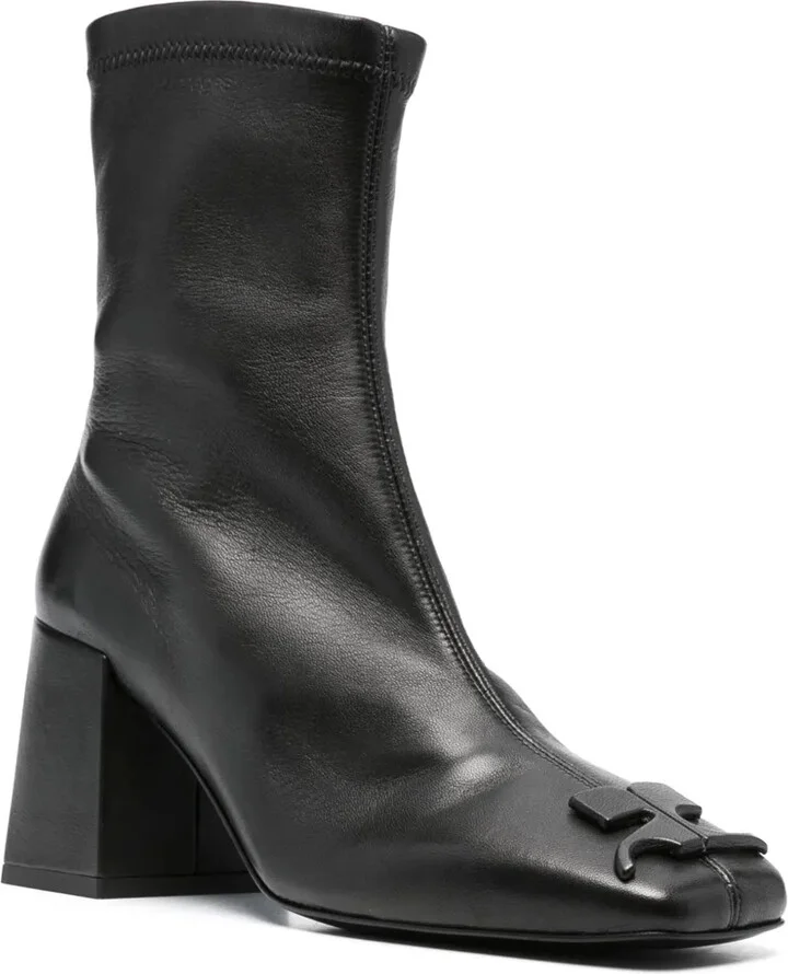 70mm Heritage leather ankle boots - Image 2