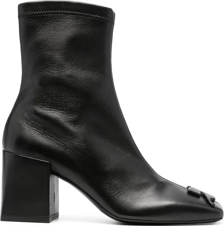 70mm Heritage leather ankle boots