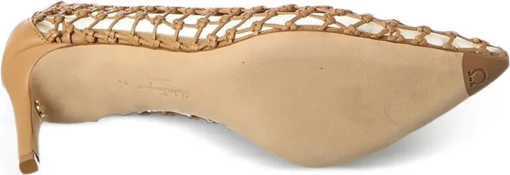 70mm Ilary woven mesh pumps - Image 3