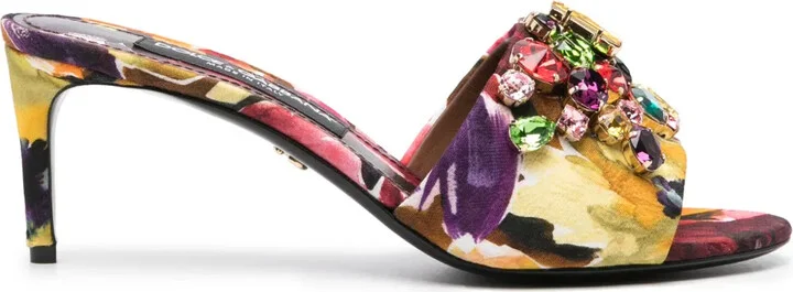 70mm Jewel-Embellished Mules
