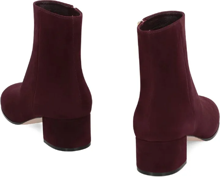 70mm Joelle suede block-heel ankle boots - Image 3