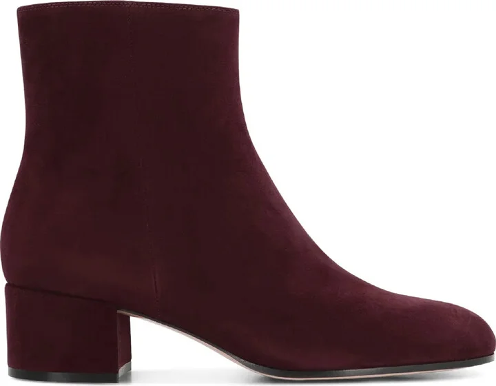 70mm Joelle suede block-heel ankle boots