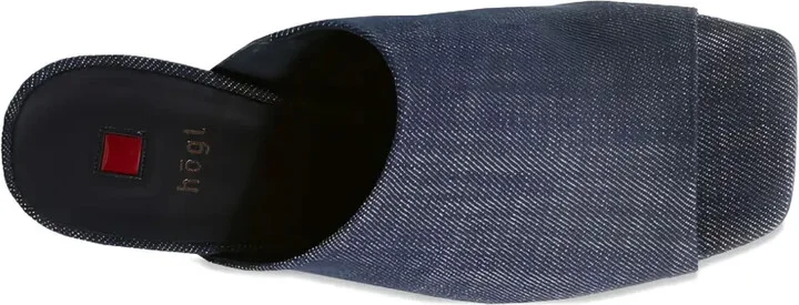 70mm Joyce denim open-toe mules - Image 3