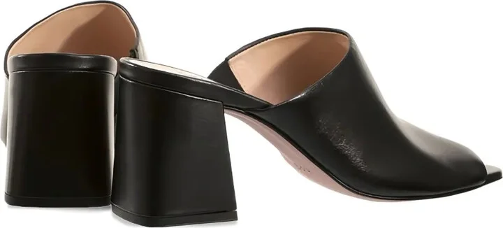 70mm Joyce open-toe block-heel mules - Image 3