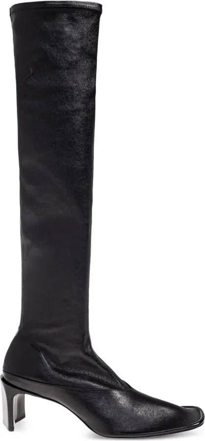 70mm Knee-High Square-Toe Boots
