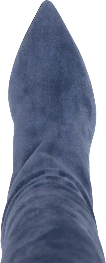 70mm Knee-High Suede Boots - Image 4
