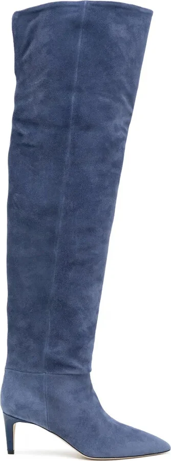 70mm Knee-High Suede Boots