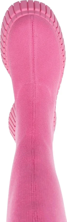 70mm Knitted Platform Boots - Image 4