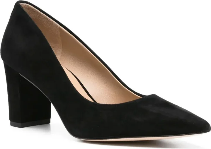 70mm Lanette pointed-toe suede pumps - Image 2