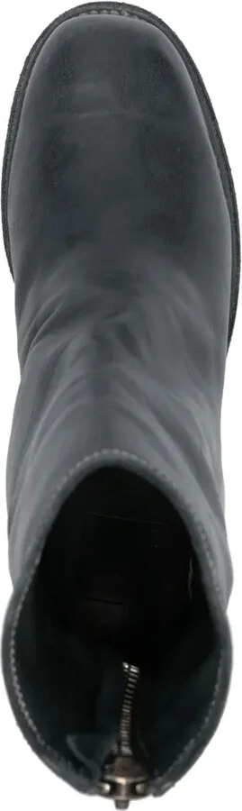 70mm Leather Ankle Boots - Image 4