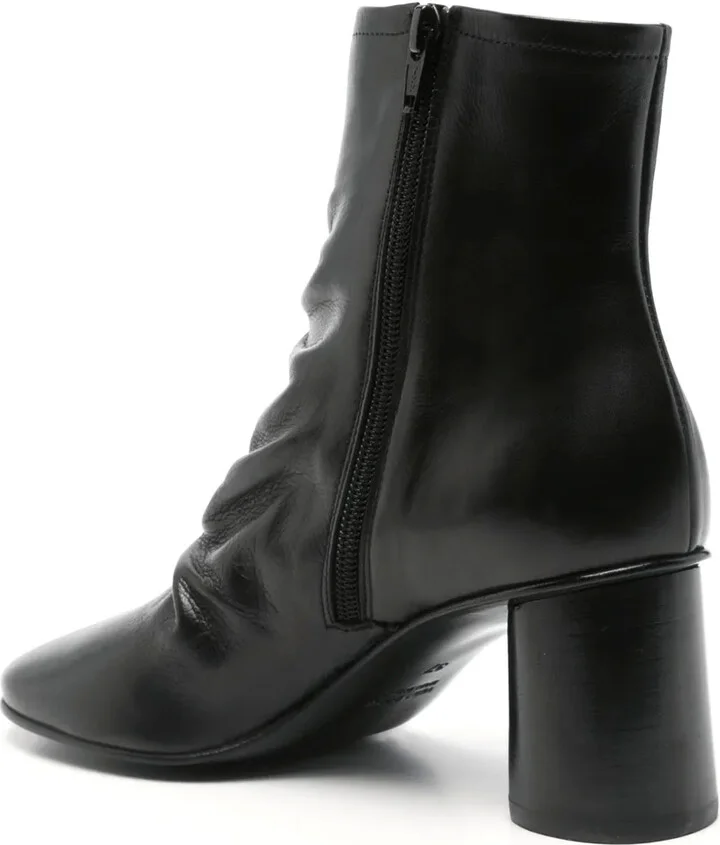 70mm Leather Ankle Boots - Image 3