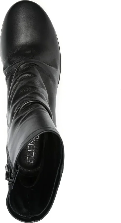 70mm Leather Ankle Boots - Image 4