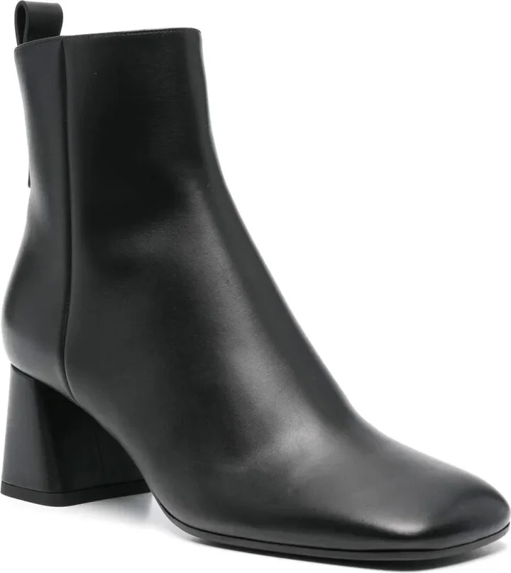 70mm Leather Ankle Boots - Image 2