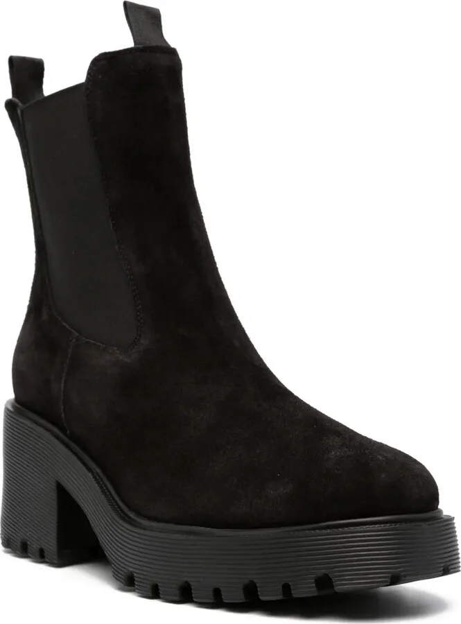 70mm Leather Ankle Boots - Image 2