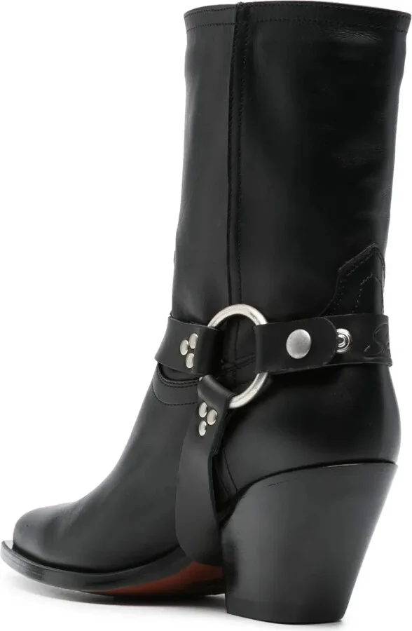 70mm Leather Boots - Image 3