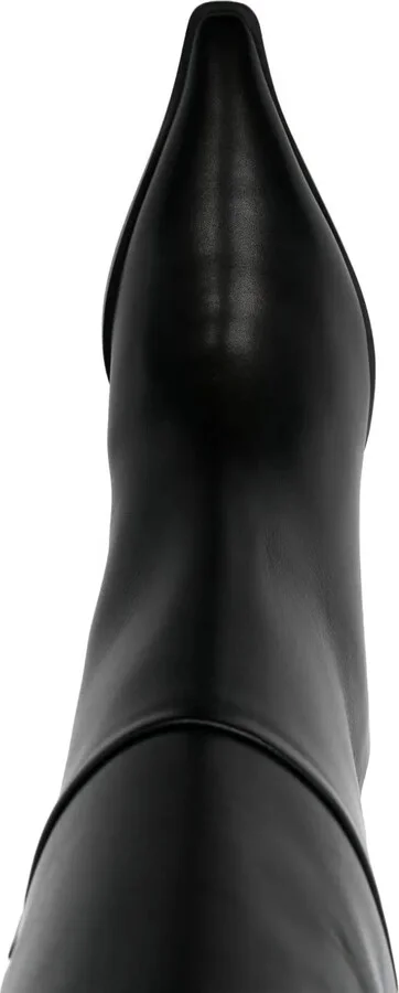 70mm Leather Boots - Image 4