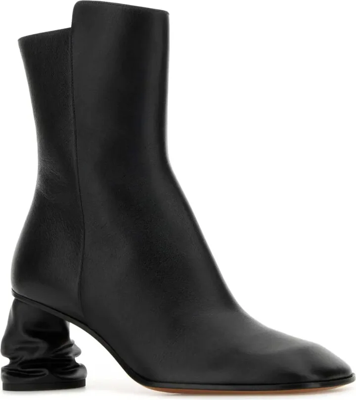 70mm Leather Boots - Image 2