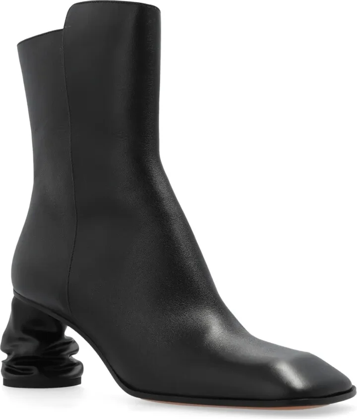 70mm Leather Boots - Image 4
