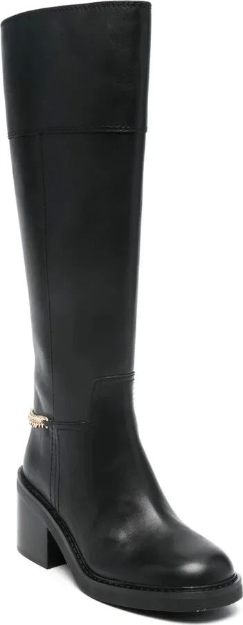 70mm Leather Boots - Image 2