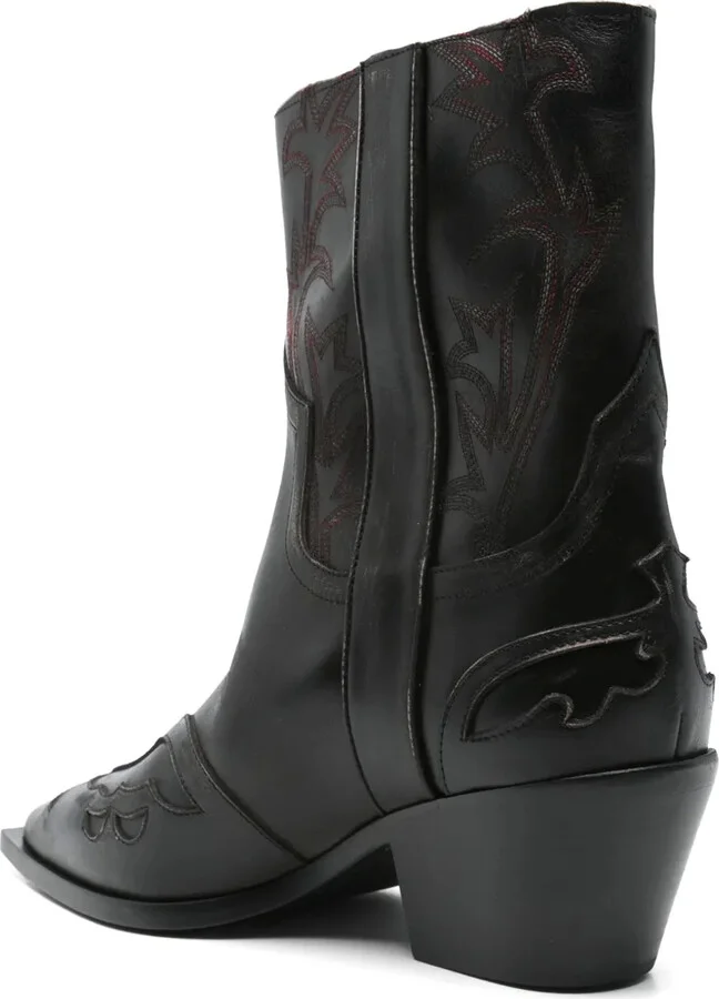 70mm Leather Boots - Image 3