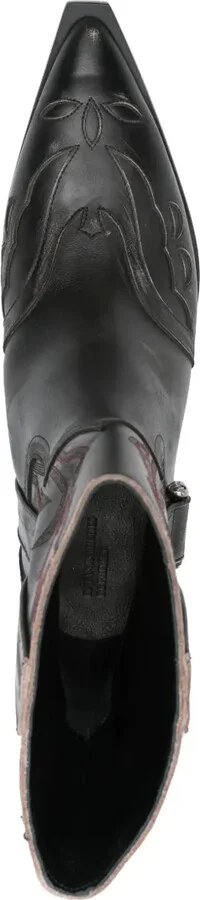 70mm Leather Boots - Image 4