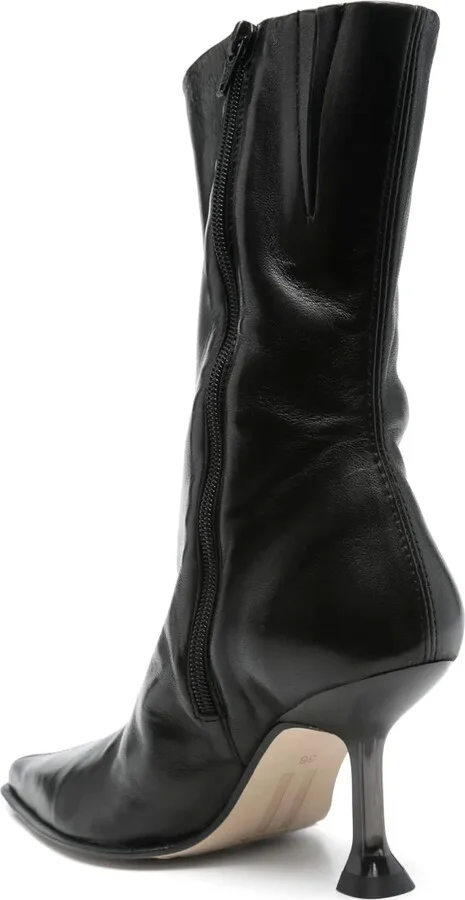 70mm Leather Boots - Image 3